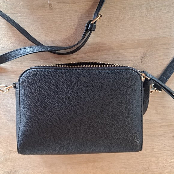 Black faux leather clutch/bag - Picture 3 of 4
